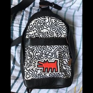 Coach shoulder bag Keith haring collaboration